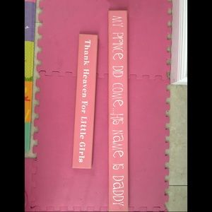 Nursery sing board, Baby Girl or girl room decor